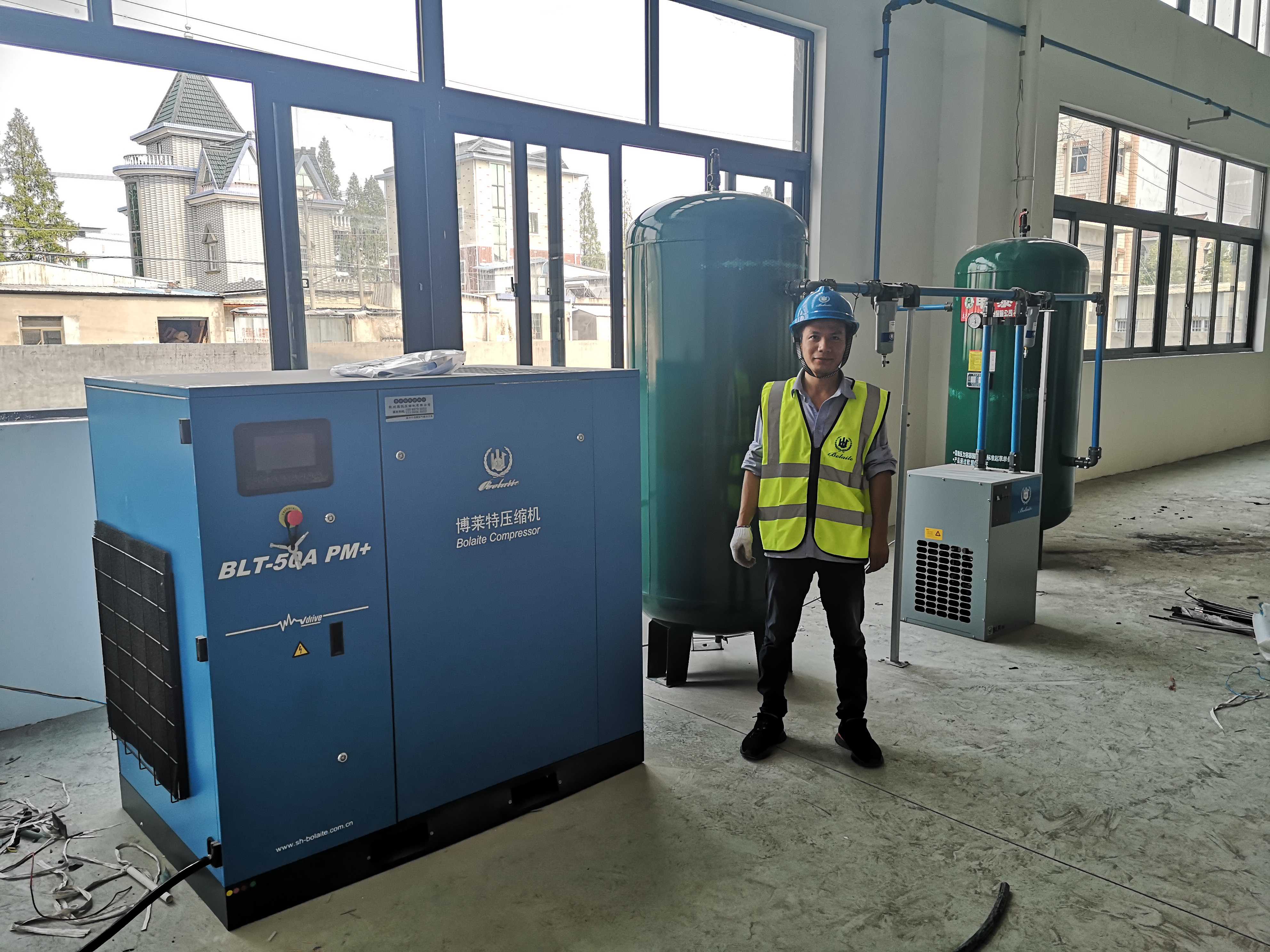 博萊特空壓機電子行業(yè)節(jié)能改造案例